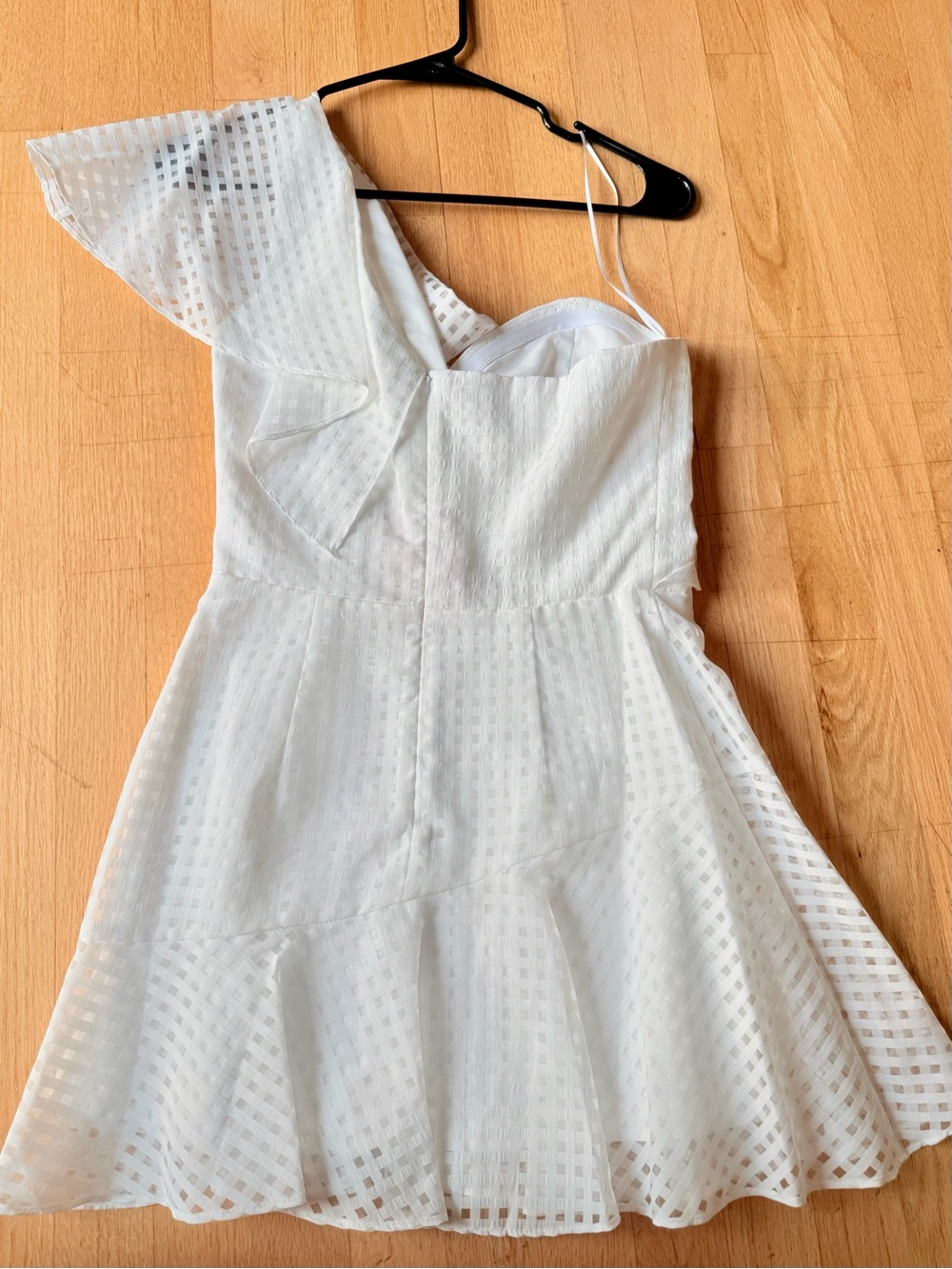 NWT: Amanda Uprichard Mckinnon Dress in White, sz. Small ($216 current retail) - Picture 8 of 10